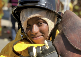 Teen Girls Dive into Firefighting at Exciting Weekend Event.